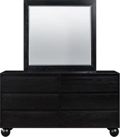 Coastline Black Wood Dresser - Ornate Home