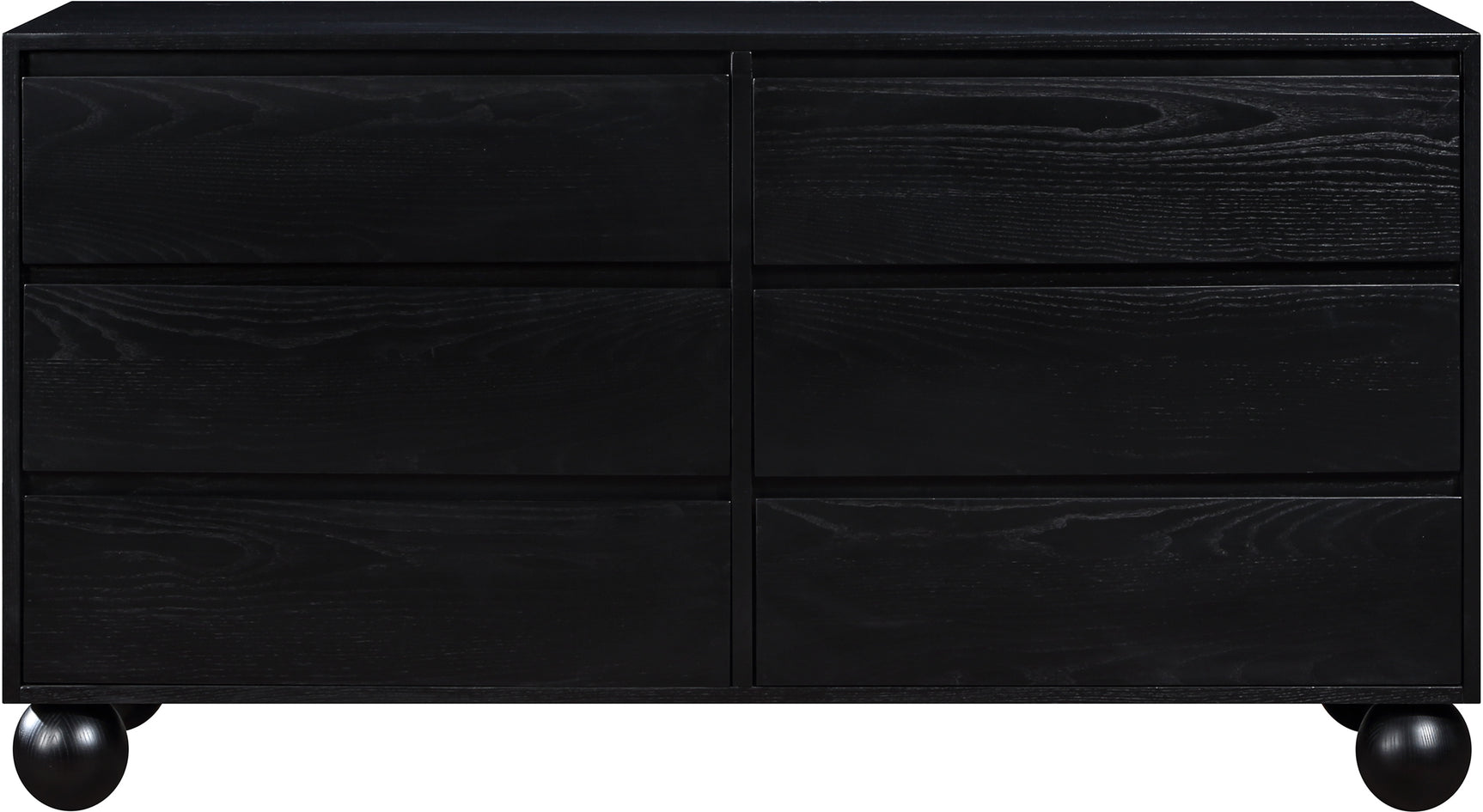 Coastline Black Wood Dresser - Ornate Home
