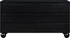 Coastline Black Wood Dresser - Ornate Home