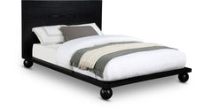 Coastline Black Wood King Bed (3 Boxes) - Ornate Home