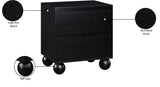 Coastline Black Wood Nightstand - Ornate Home