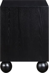 Coastline Black Wood Nightstand - Ornate Home