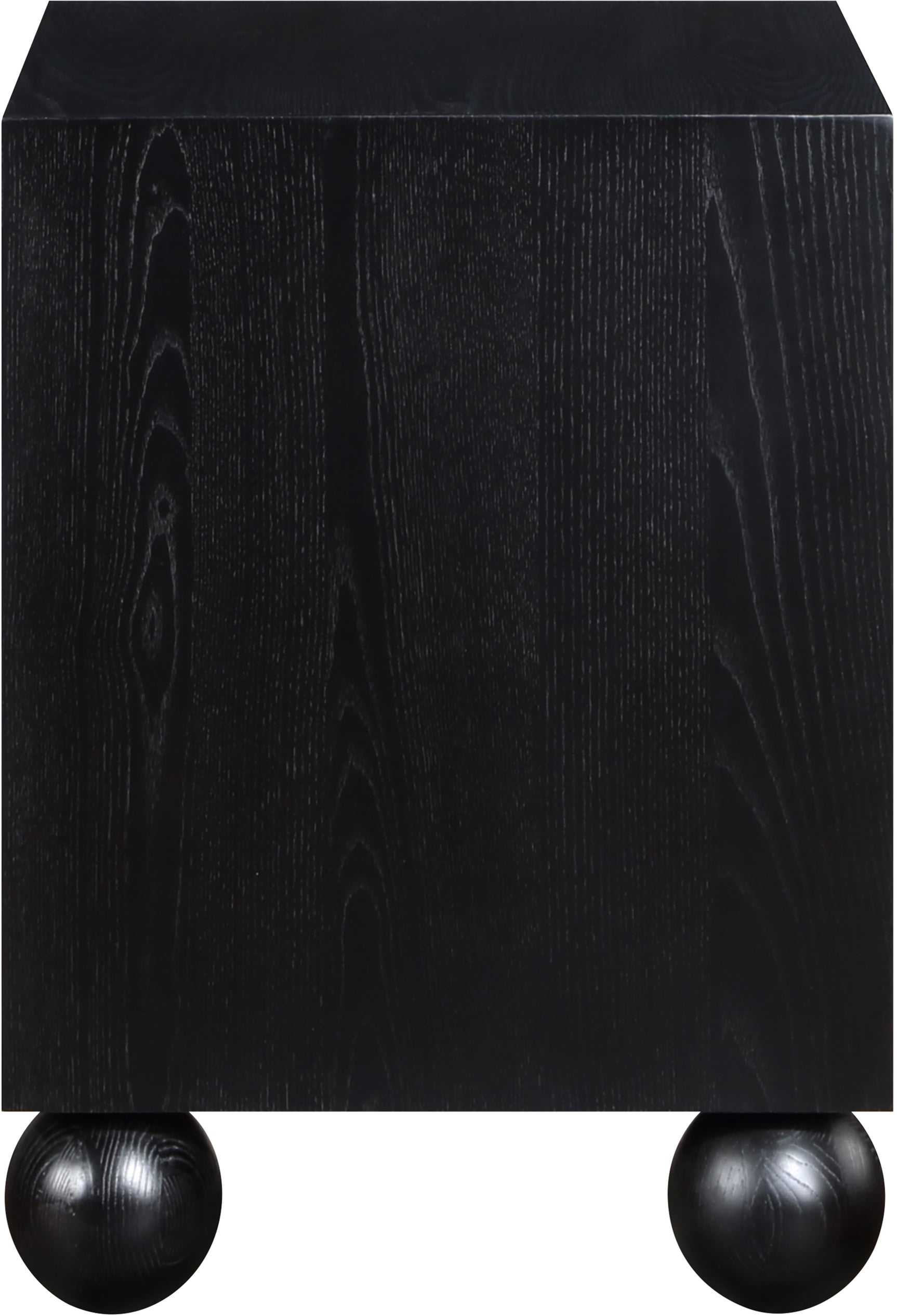 Coastline Black Wood Nightstand - Ornate Home