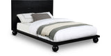 Coastline Black Wood Queen Bed (3 Boxes) - Ornate Home