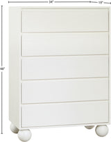Coastline Cream Wood Chest - Ornate Home
