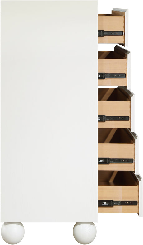 Coastline Cream Wood Chest - Ornate Home