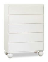 Coastline Cream Wood Chest - Ornate Home