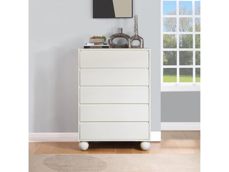 Coastline Cream Wood Chest - Ornate Home