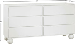 Coastline Cream Wood Dresser - Ornate Home