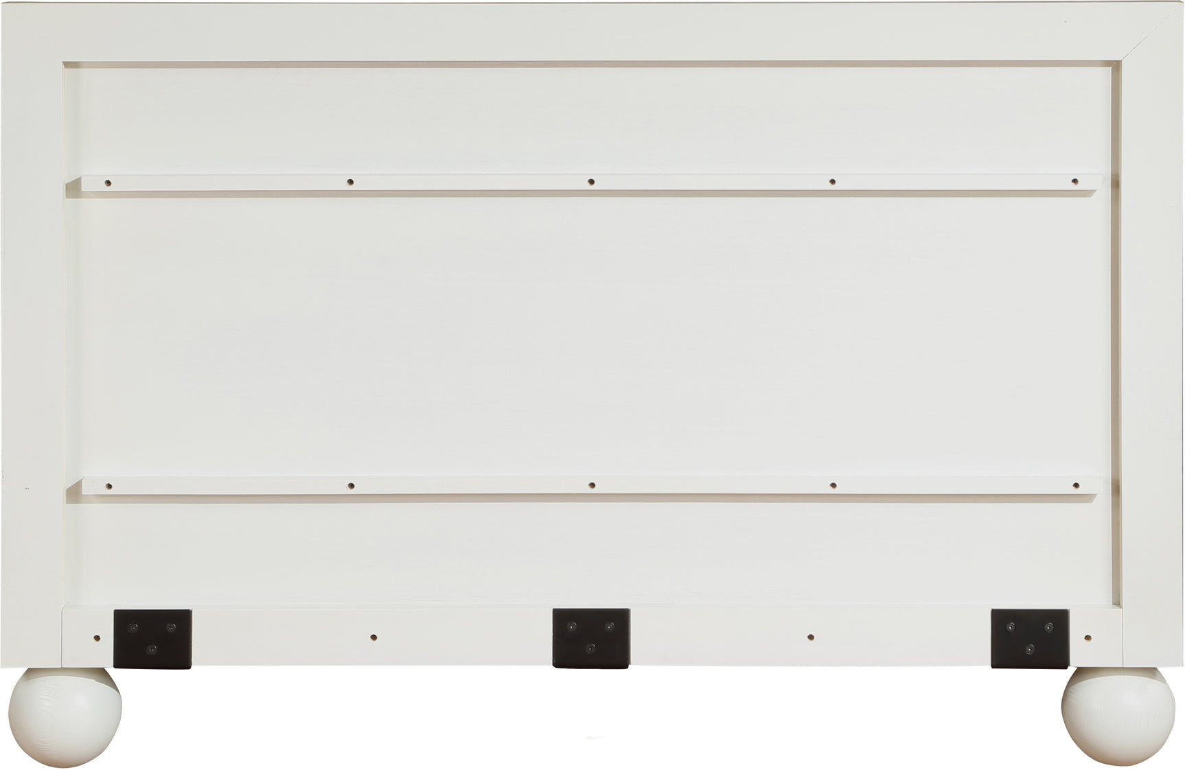 Coastline Cream Wood King Bed (3 Boxes) - Ornate Home