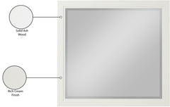 Coastline Cream Wood Mirror - Ornate Home