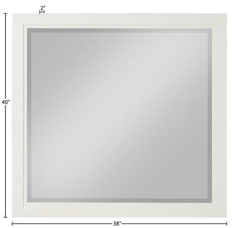 Coastline Cream Wood Mirror - Ornate Home