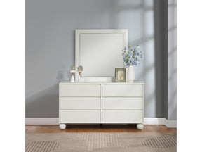 Coastline Cream Wood Mirror - Ornate Home