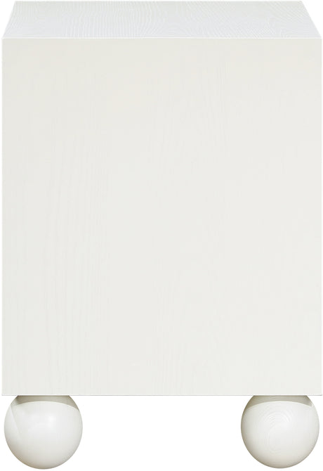 Coastline Cream Wood Nightstand - Ornate Home