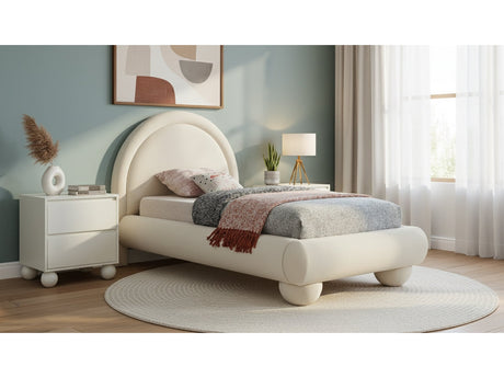 Coastline Cream Wood Nightstand - Ornate Home