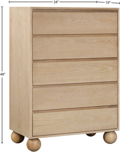 Coastline Natural Wood Chest - Ornate Home