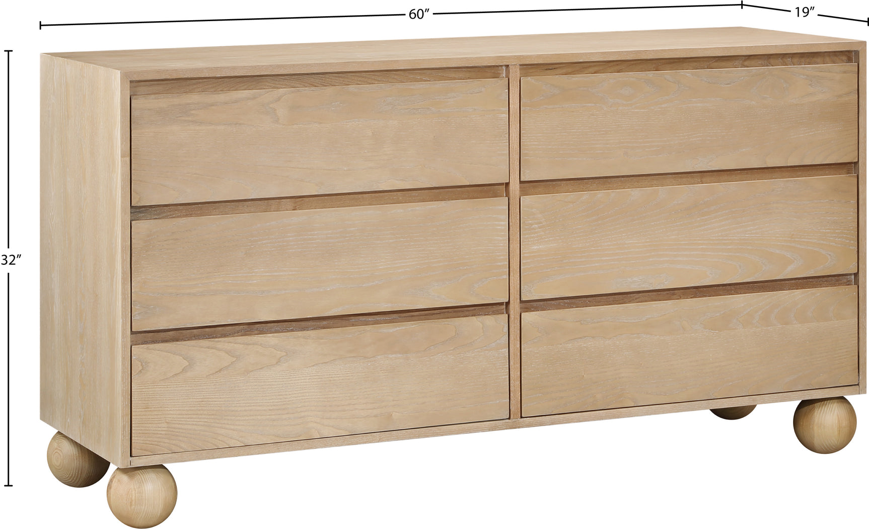 Coastline Natural Wood Dresser - Ornate Home