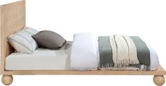 Coastline Natural Wood King Bed (3 Boxes) - Ornate Home