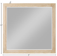 Coastline Natural Wood Mirror - Ornate Home