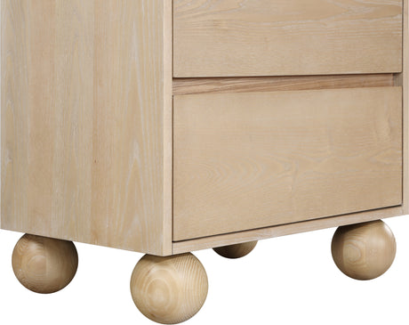 Coastline Natural Wood Nightstand - Ornate Home