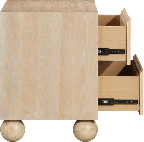 Coastline Natural Wood Nightstand - Ornate Home