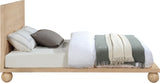 Coastline Natural Wood Queen Bed (3 Boxes) - Ornate Home