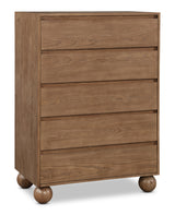 Coastline Walnut Wood Chest - Ornate Home