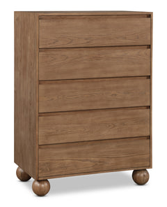 Coastline Walnut Wood Chest - Ornate Home