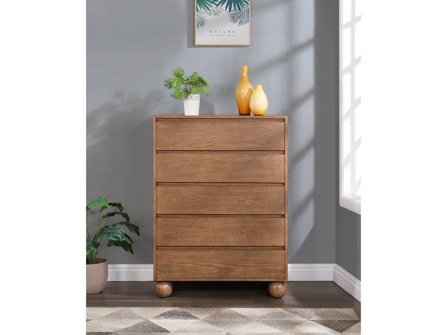 Coastline Walnut Wood Chest - Ornate Home