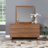 Coastline Walnut Wood Dresser - Ornate Home