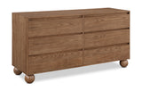 Coastline Walnut Wood Dresser - Ornate Home