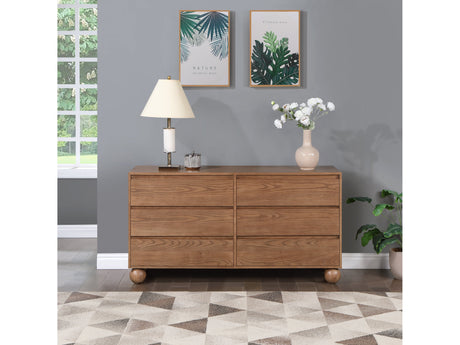 Coastline Walnut Wood Dresser - Ornate Home