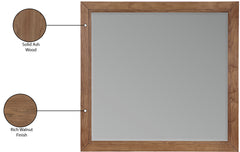 Coastline Walnut Wood Mirror - Ornate Home