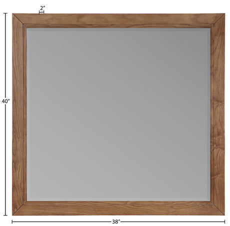 Coastline Walnut Wood Mirror - Ornate Home