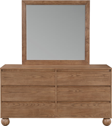 Coastline Walnut Wood Mirror - Ornate Home