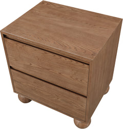 Coastline Walnut Wood Nightstand - Ornate Home
