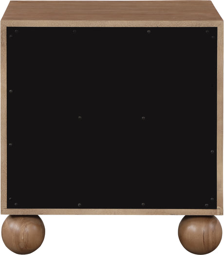 Coastline Walnut Wood Nightstand - Ornate Home