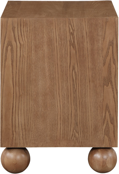 Coastline Walnut Wood Nightstand - Ornate Home