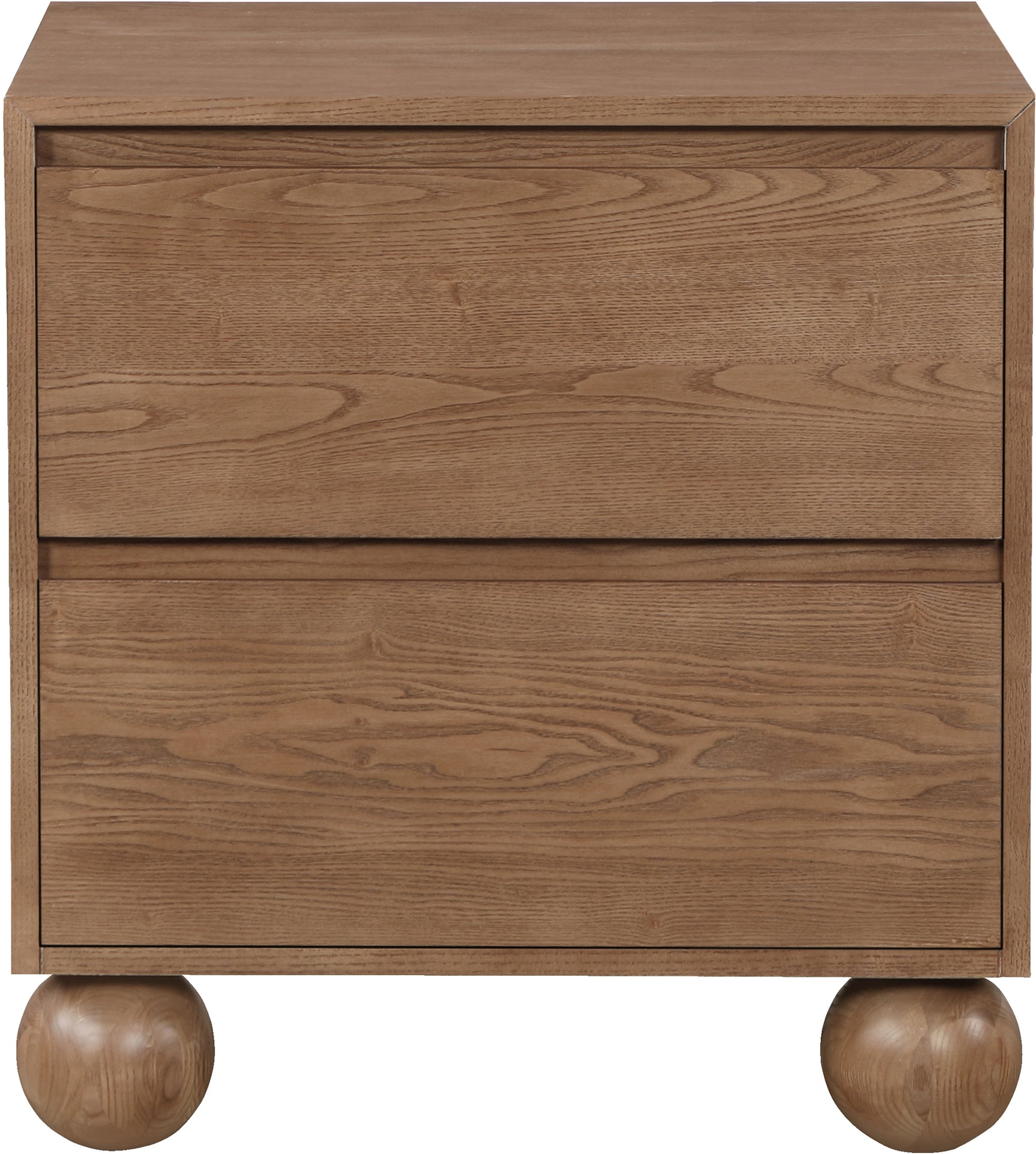 Coastline Walnut Wood Nightstand - Ornate Home