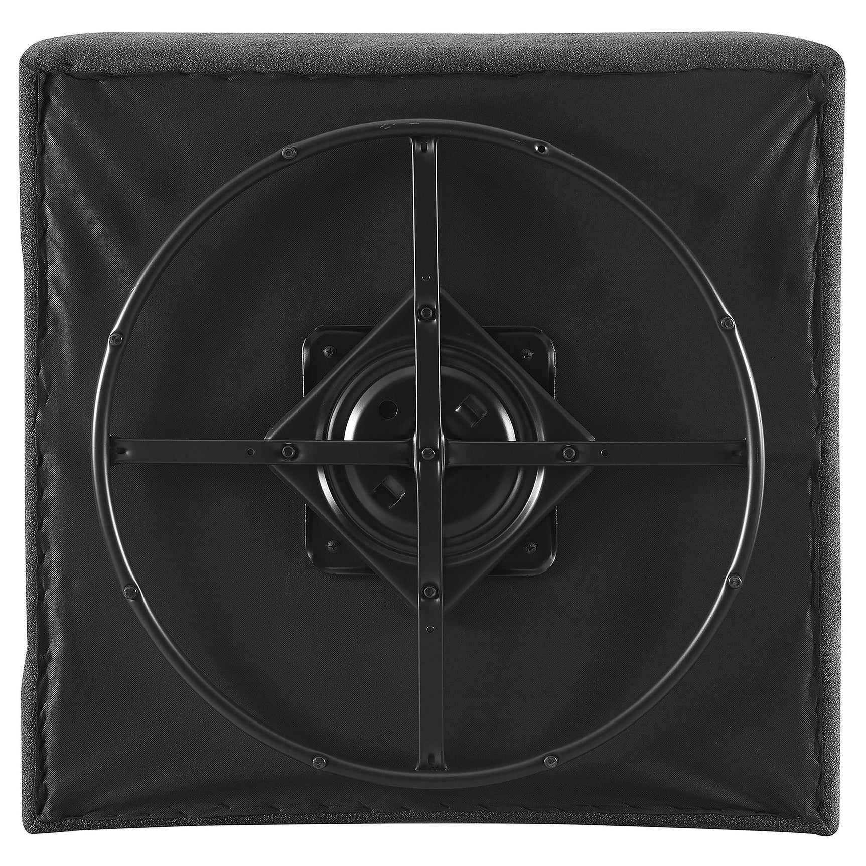 Cobie Dark Charcoal Upholstered Armless Swivel Chair - Ornate Home