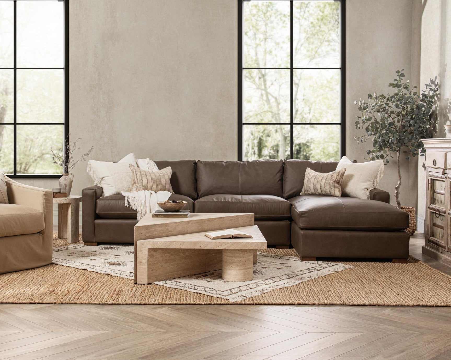 Coburn Right Chaise Sofa - Ornate Home