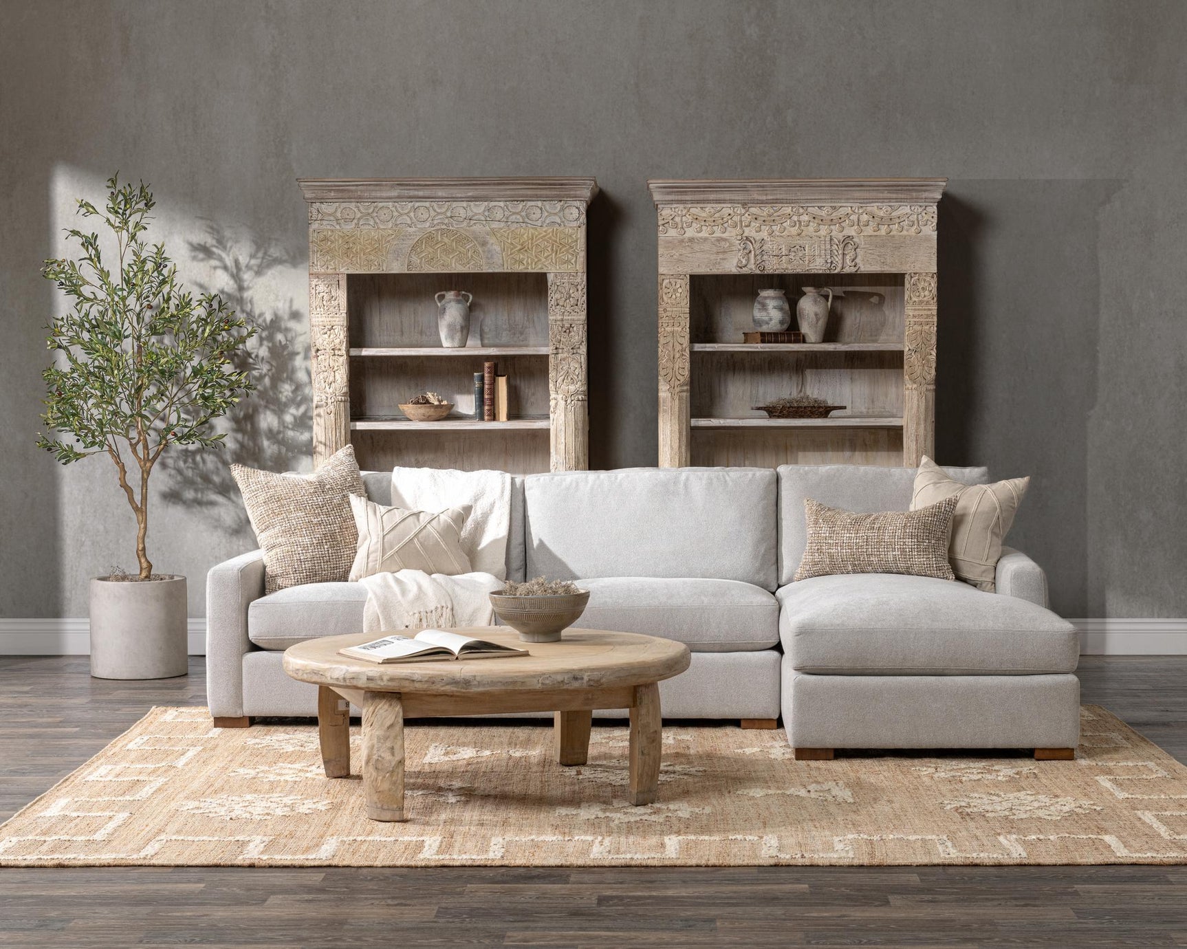 Coburn Right Chaise Sofa - Ornate Home