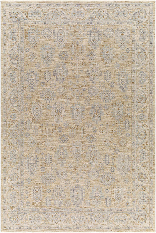 Coby Cream Avant Garde Thick Luxe Area Rug - Ornate Home