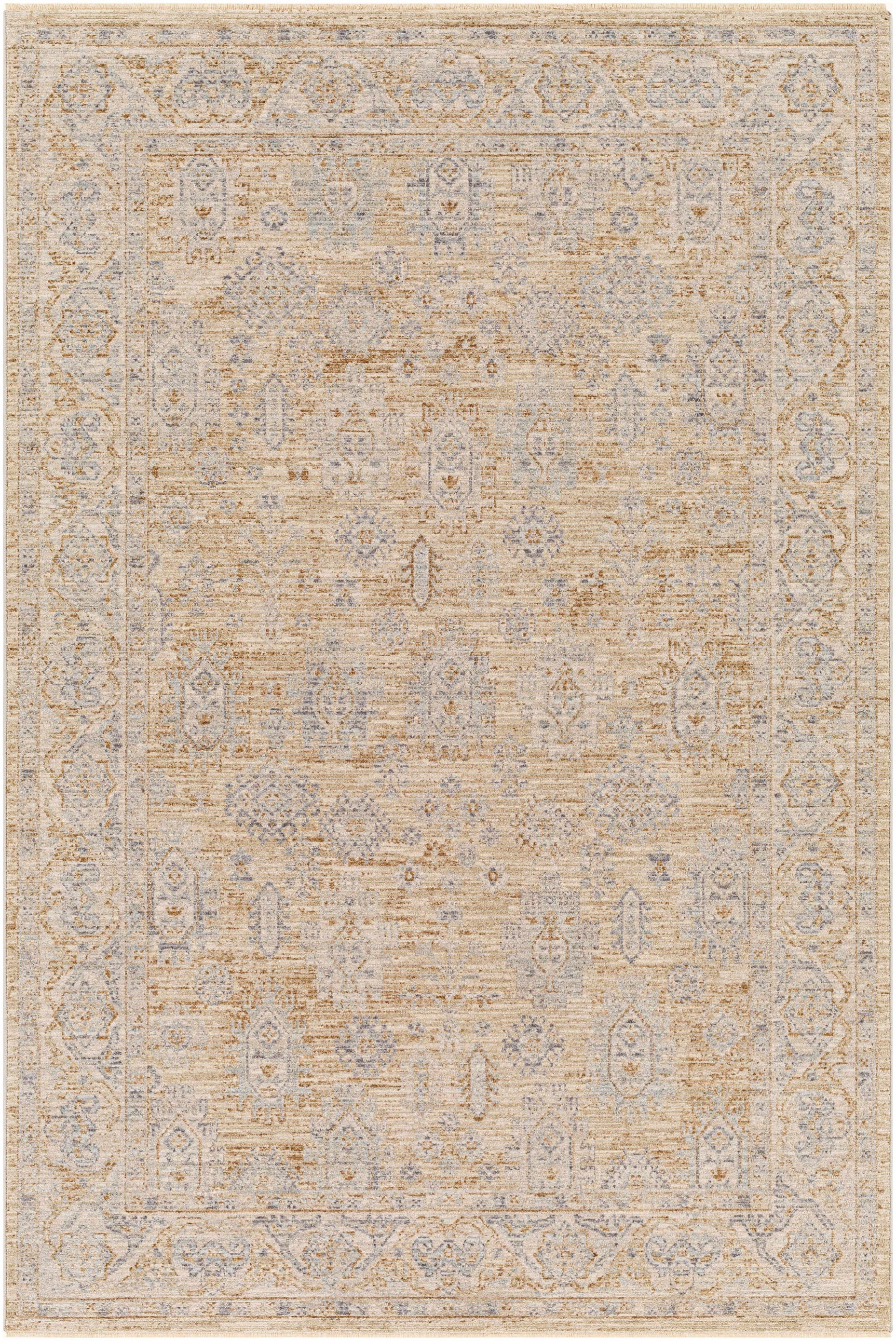 Coby Cream Avant Garde Thick Luxe Area Rug - Ornate Home