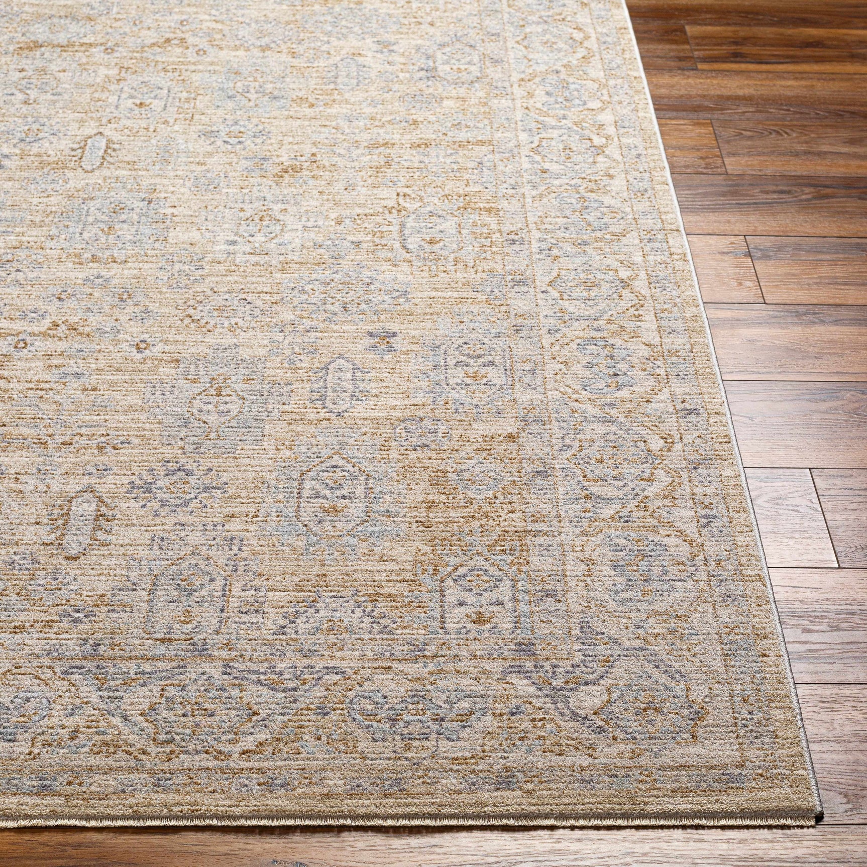 Coby Cream Avant Garde Thick Luxe Area Rug - Ornate Home