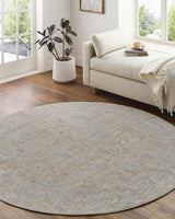 Coby Cream Avant Garde Thick Luxe Area Rug - Ornate Home