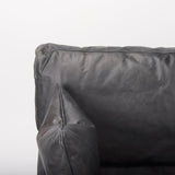 Cochrane Black Leather Wrapped Chair - Ornate Home