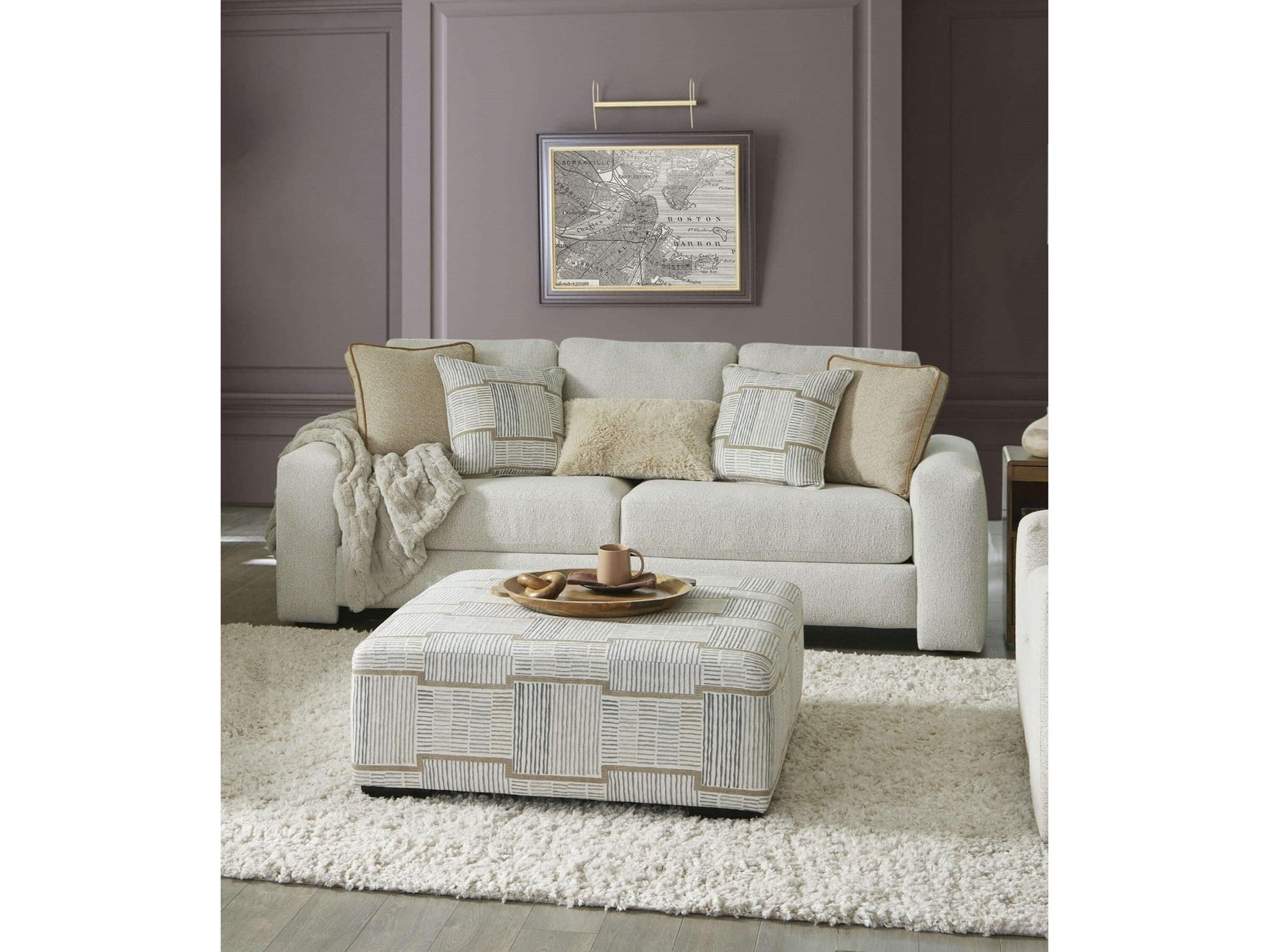 Cochrane Cream/Beige Sofa - Ornate Home