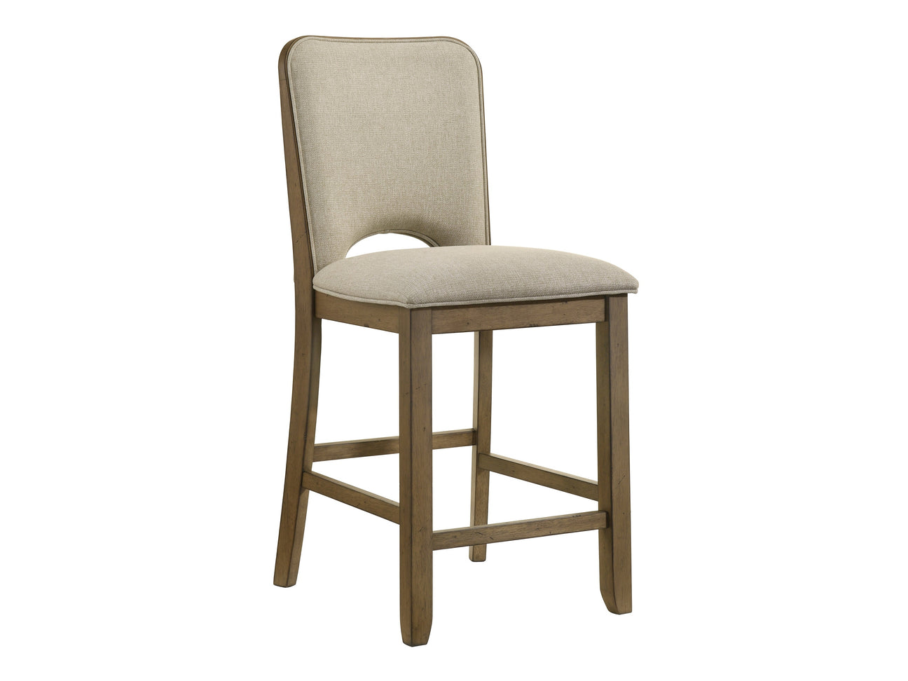 Cockrell Beige/Brown Counter Height Chair (Set of 2) - Ornate Home