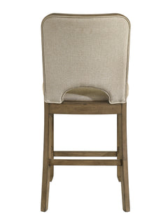 Cockrell Beige/Brown Counter Height Chair (Set of 2) - Ornate Home